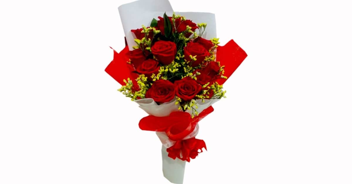 Or 100 Roses â Handheld Bouquet; In A Choice Of Color Dubai